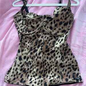 Skims X Dolce & Gabbana Animal Print Camisole